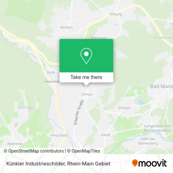 Карта Künkler Industrieschilder