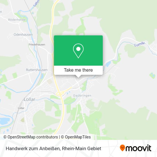Карта Handwerk zum Anbeißen