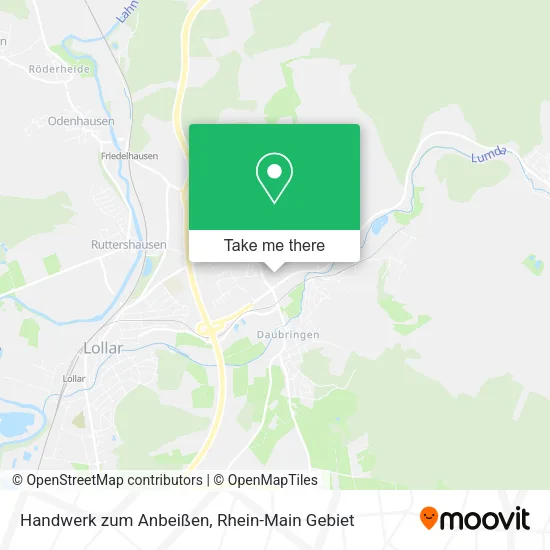 Карта Handwerk zum Anbeißen