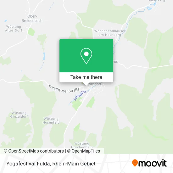 Карта Yogafestival Fulda