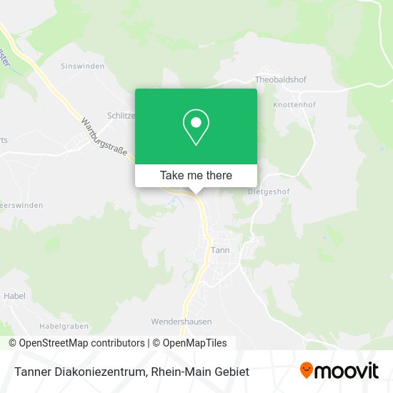 Карта Tanner Diakoniezentrum