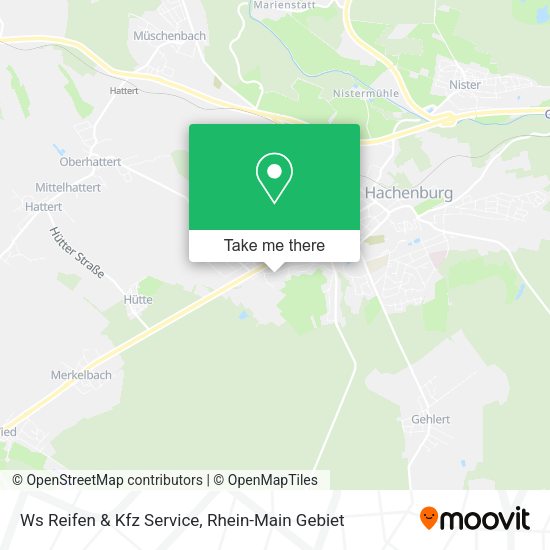 Карта Ws Reifen & Kfz Service