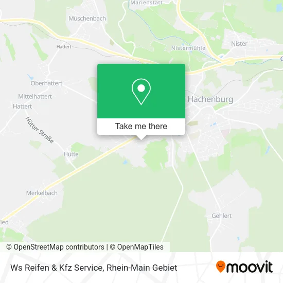 Карта Ws Reifen & Kfz Service