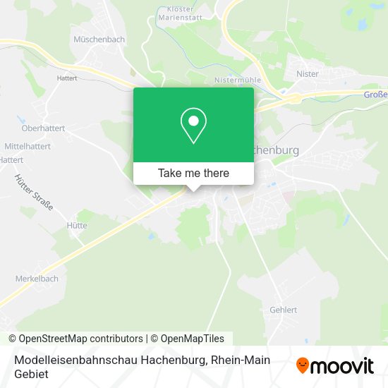 Карта Modelleisenbahnschau Hachenburg