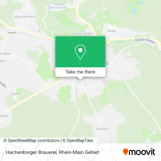 Карта Hachenburger Brauerei