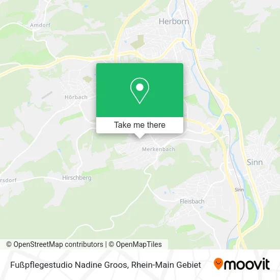 Fußpflegestudio Nadine Groos map