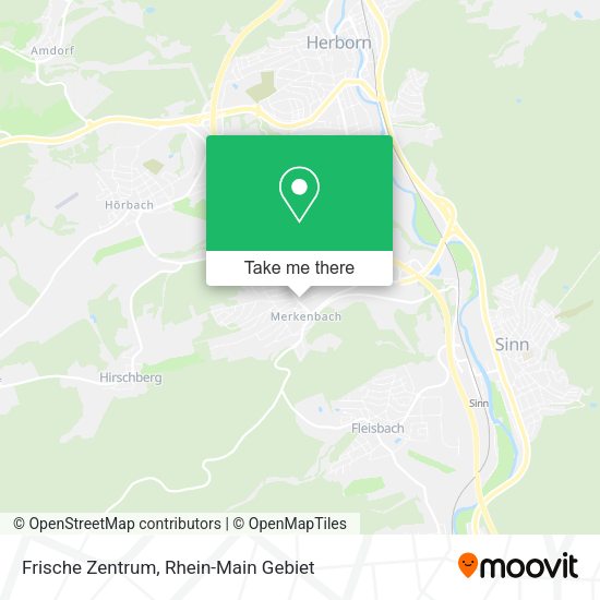 Карта Frische Zentrum