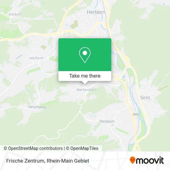 Карта Frische Zentrum