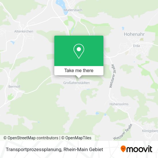 Карта Transportprozessplanung