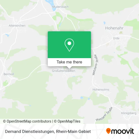 Карта Demand Dienstleistungen