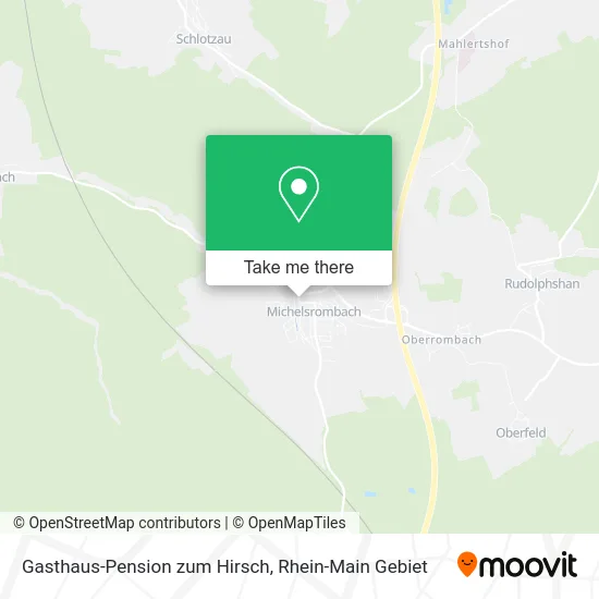 Карта Gasthaus-Pension zum Hirsch