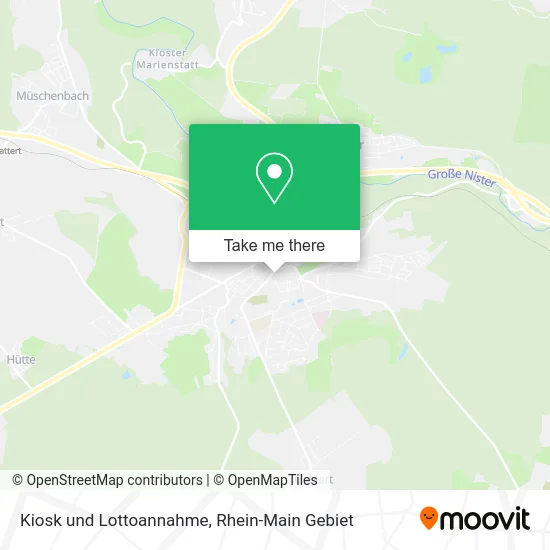 Карта Kiosk und Lottoannahme