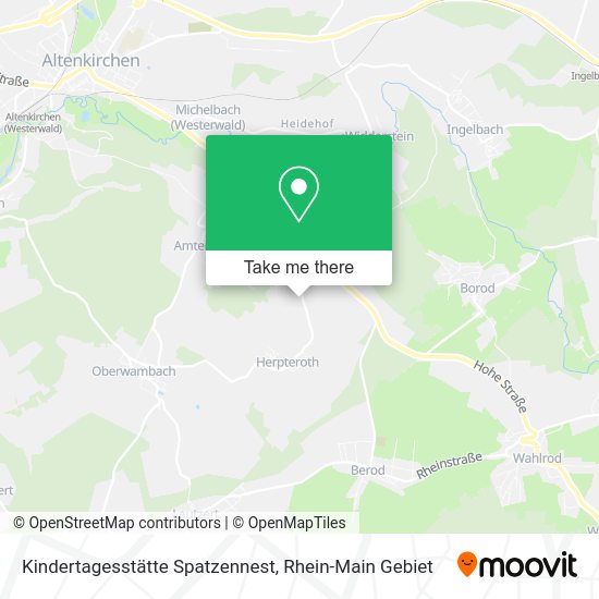 Карта Kindertagesstätte Spatzennest
