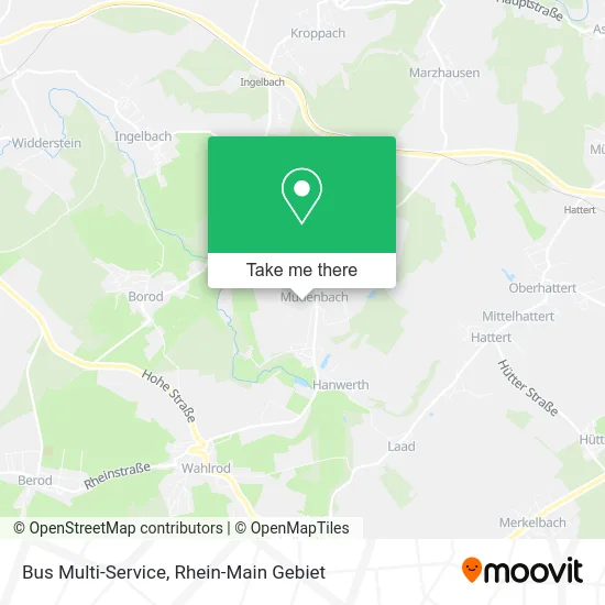Bus Multi-Service map