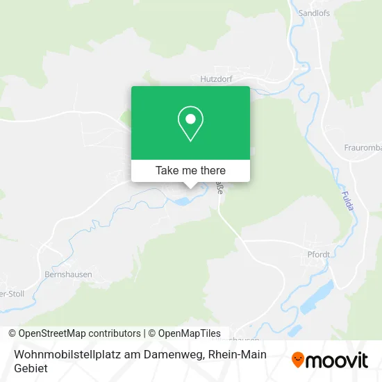 Карта Wohnmobilstellplatz am Damenweg