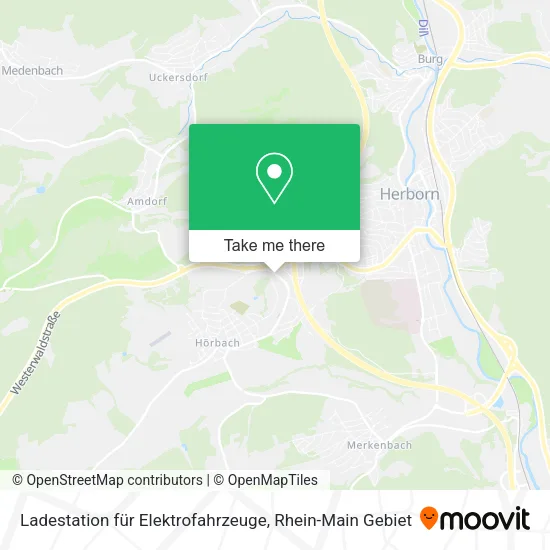 Карта Ladestation für Elektrofahrzeuge
