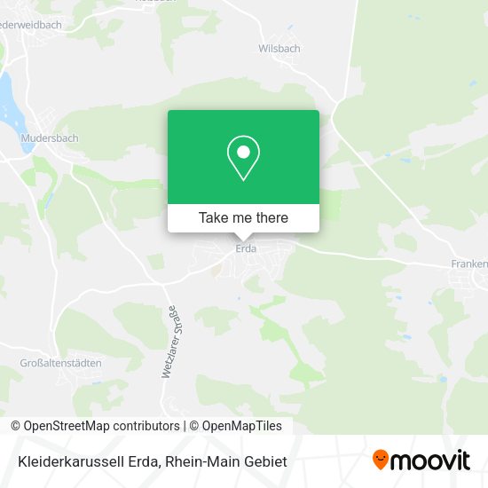 Карта Kleiderkarussell Erda