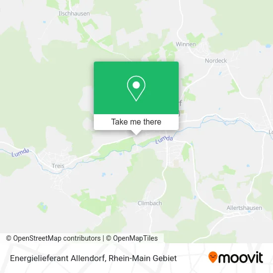 Карта Energielieferant Allendorf