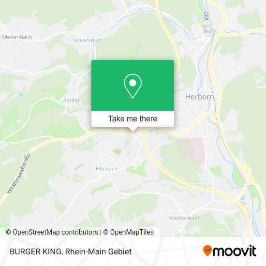 Карта BURGER KING