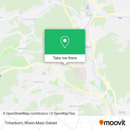 Карта Tvherborn