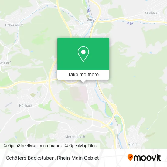 Карта Schäfers Backstuben