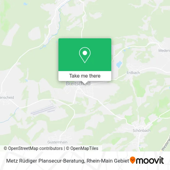 Карта Metz Rüdiger Plansecur-Beratung
