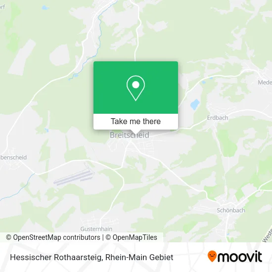 Карта Hessischer Rothaarsteig