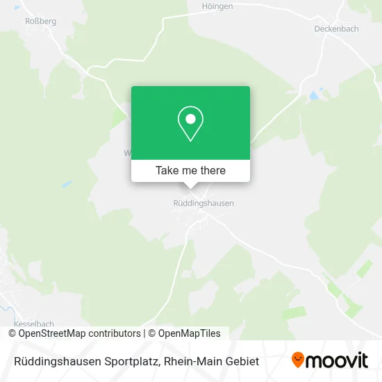 Rüddingshausen Sportplatz map