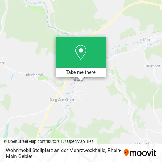 Карта Wohnmobil Stellplatz an der Mehrzweckhalle
