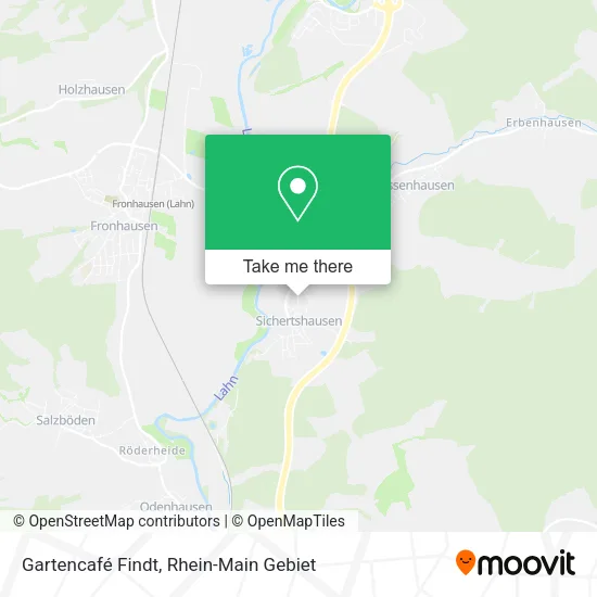 Карта Gartencafé Findt