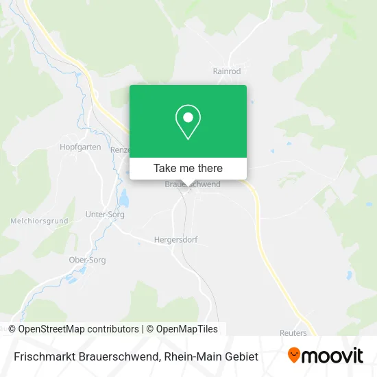 Карта Frischmarkt Brauerschwend