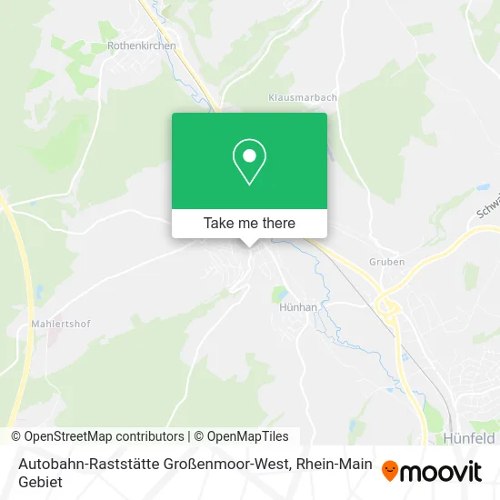 Карта Autobahn-Raststätte Großenmoor-West
