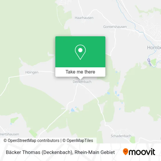 Карта Bäcker Thomas (Deckenbach)