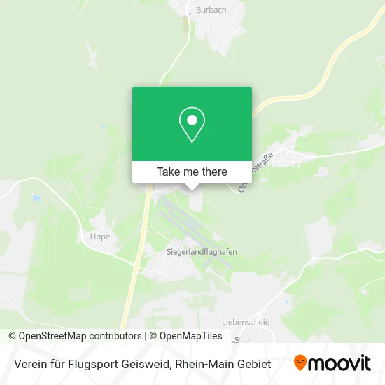 Карта Verein für Flugsport Geisweid