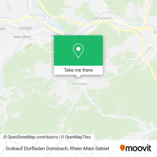 Карта Gutkauf Dorfladen Donsbach