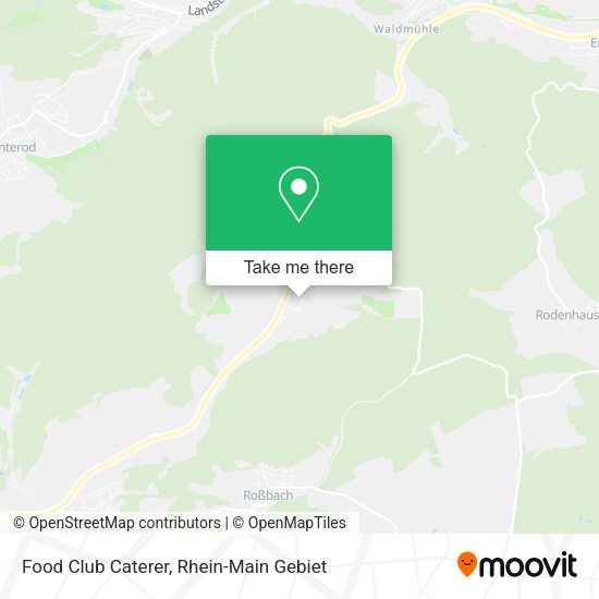 Карта Food Club Caterer