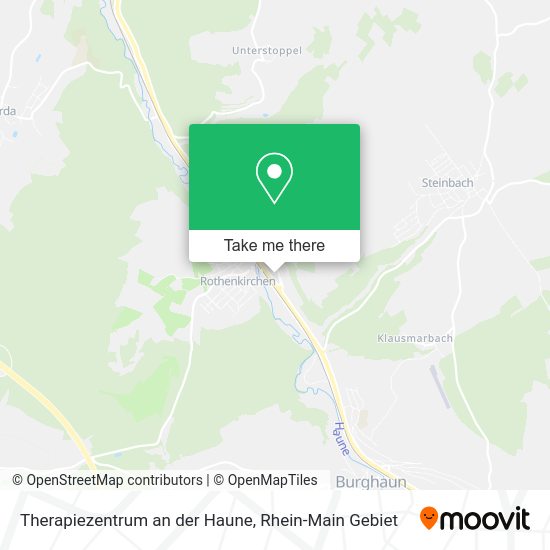 Карта Therapiezentrum an der Haune