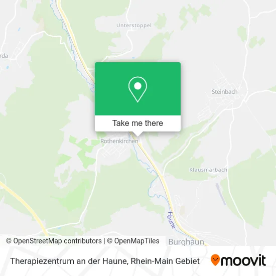 Карта Therapiezentrum an der Haune