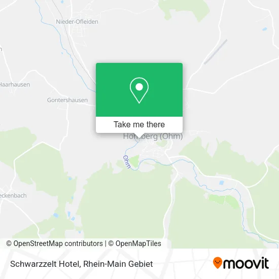 Карта Schwarzzelt Hotel