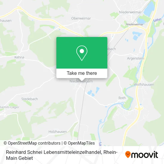 Карта Reinhard Schnei Lebensmitteleinzelhandel
