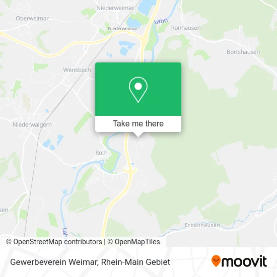 Карта Gewerbeverein Weimar