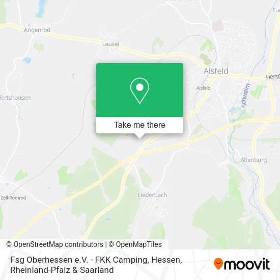 Карта Fsg Oberhessen e.V. - FKK Camping