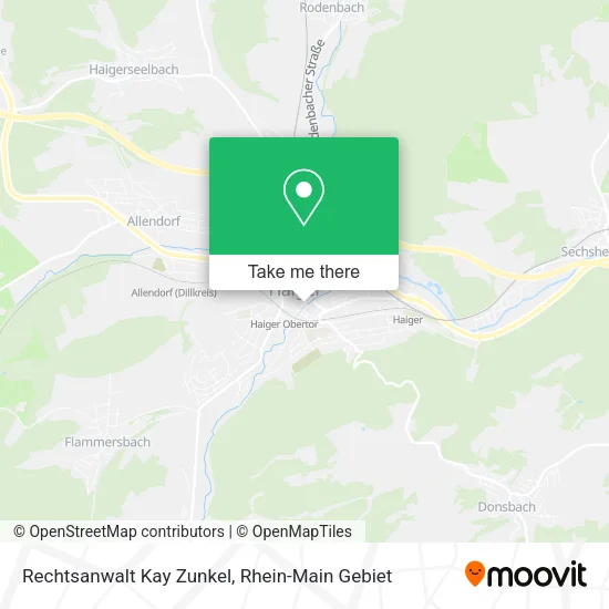 Карта Rechtsanwalt Kay Zunkel