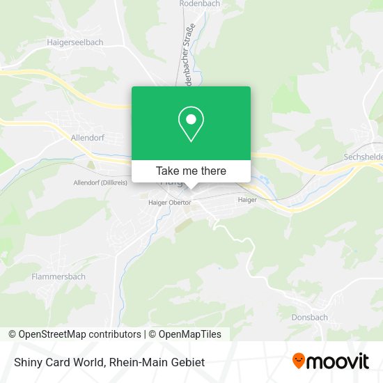 Карта Shiny Card World