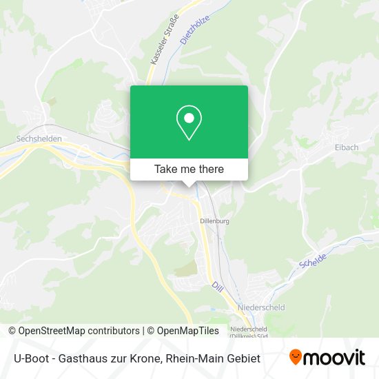 Карта U-Boot - Gasthaus zur Krone