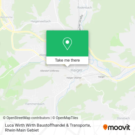 Карта Luca Wirth Wirth Baustoffhandel & Transporte