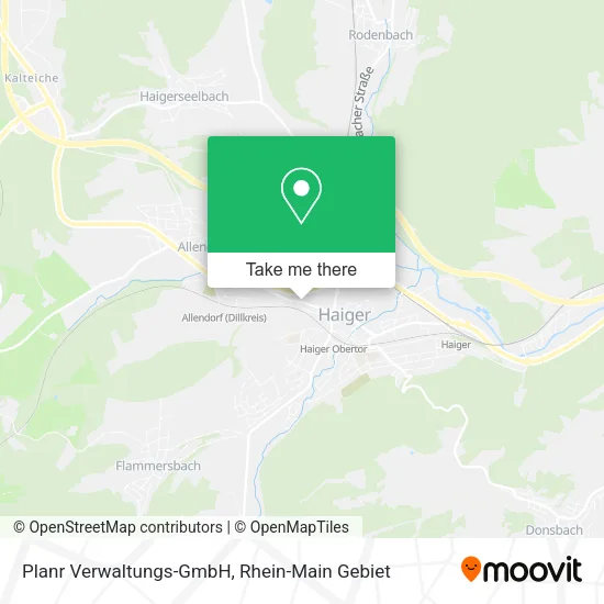 Карта Planr Verwaltungs-GmbH