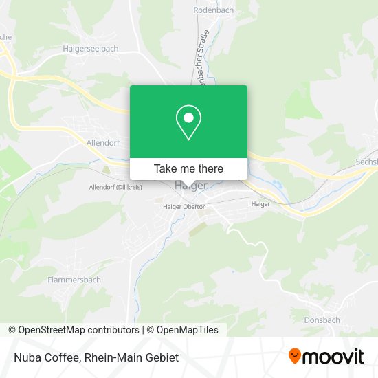 Карта Nuba Coffee