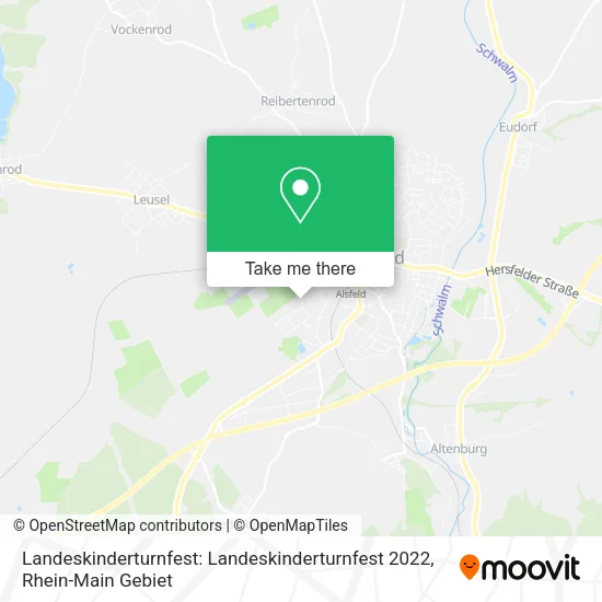 Карта Landeskinderturnfest: Landeskinderturnfest 2022