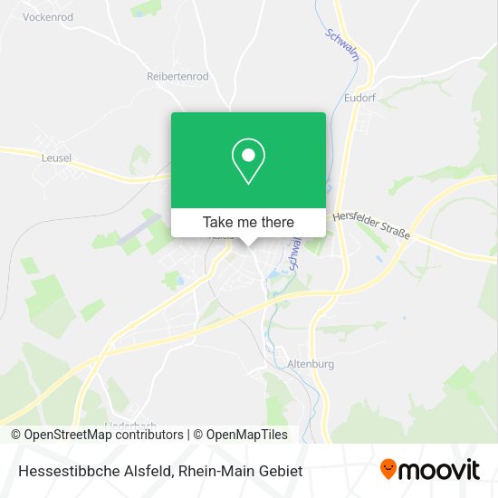 Карта Hessestibbche Alsfeld